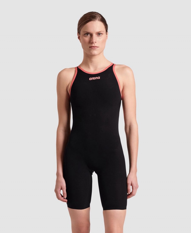 Noir Rose Combinaison Natation Arena Powerskin Carbon Air2 Limited Edition Open Back - MDZ-6337740