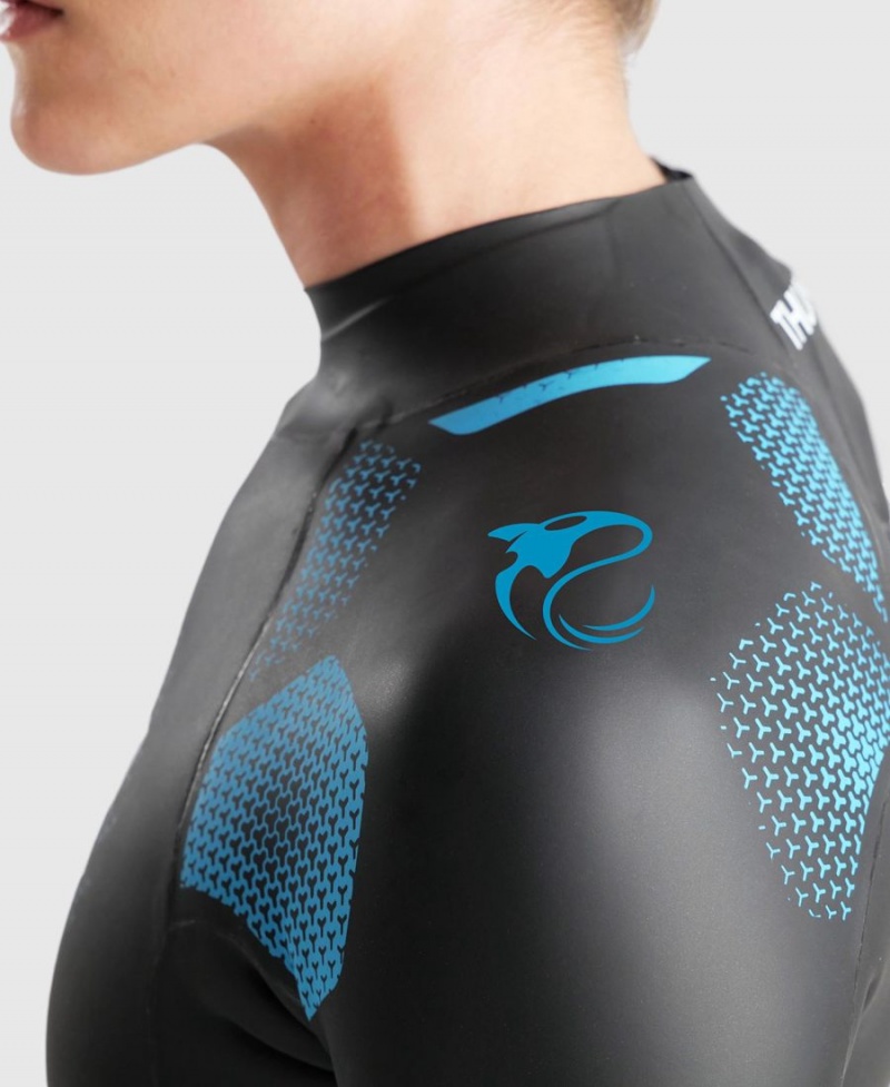 Noir Bleu Combinaison Natation Arena Thunder - SDN-4375850