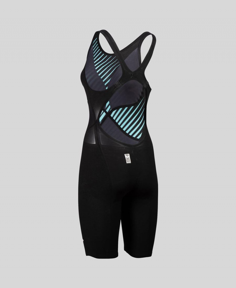 Bleu Noir Combinaison Natation Arena Powerskin Carbon Glide Open Back - UQR-3078572