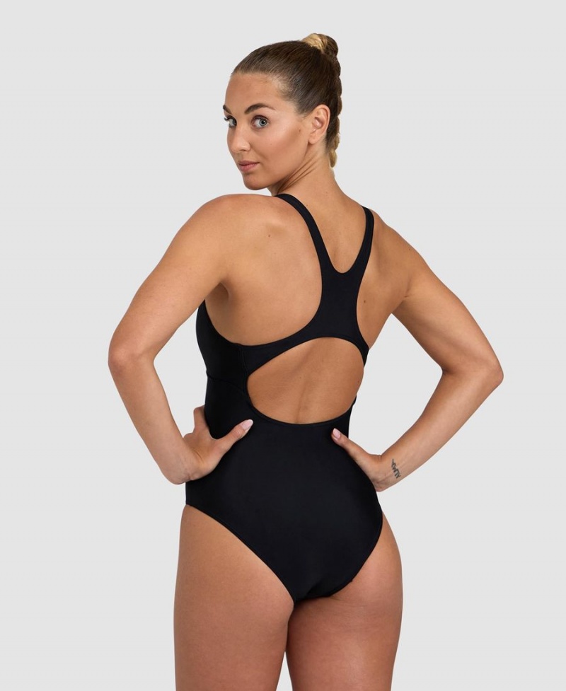 Noir Maillot de Bain Arena Solid Control Pro Back - BTX-5474851