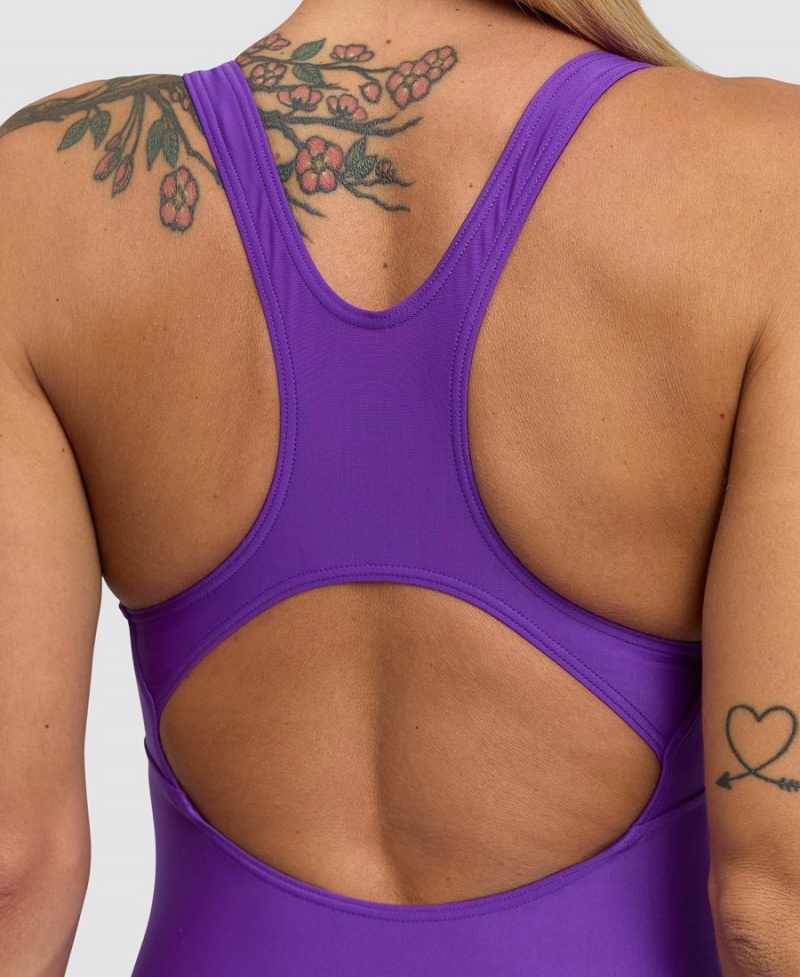 Violette Maillot de Bain Arena Solid Control Pro Back - WKC-5831564