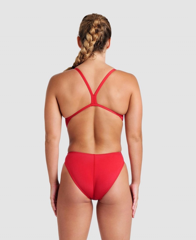 Rouge Blanche Maillot de Bain Arena Team Challenge Back - WUL-0817648