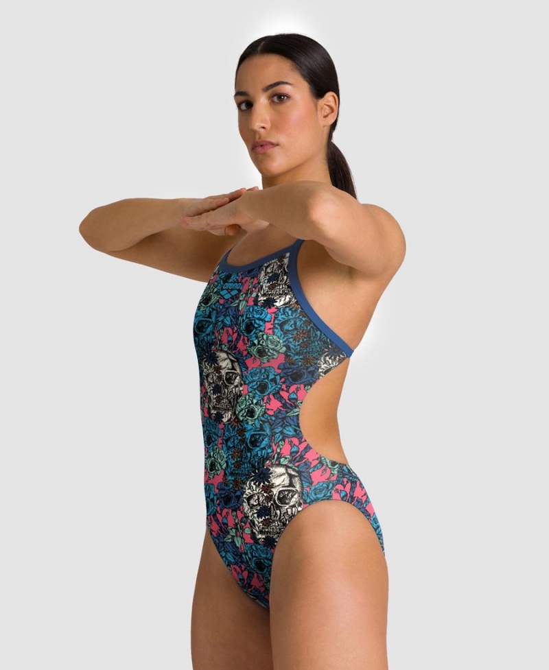 Bleu Rose Maillot de Bain Arena Drew Kibler Collection Challenge Back - LIU-8432746