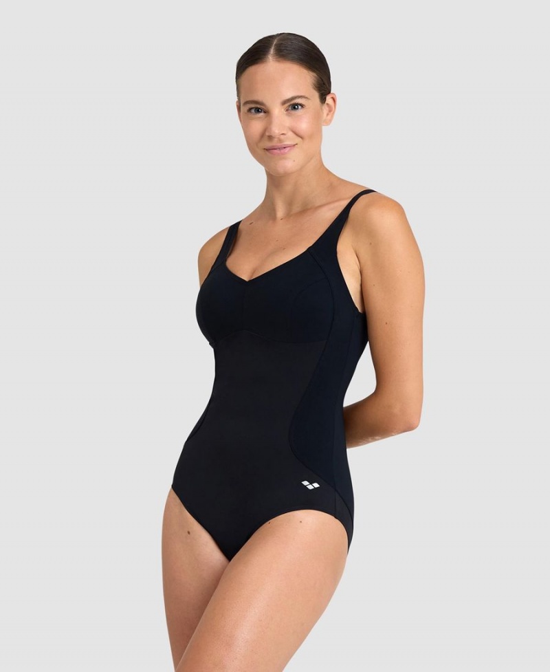 Noir Maillot de Bain Arena Manuela BodyLift U Back - KMQ-0102754