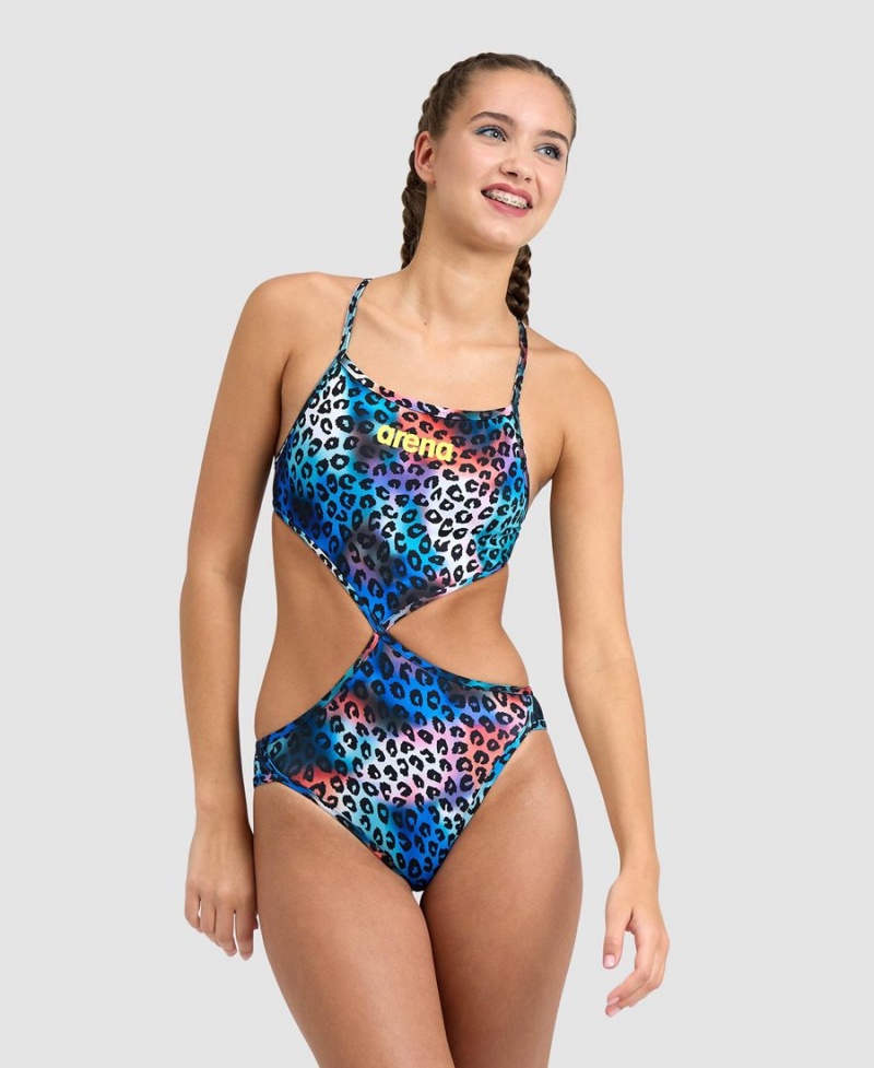 Noir Multicolore Maillot de Bain Arena Rule Breaker Twist'N'Mix - HPD-5349680