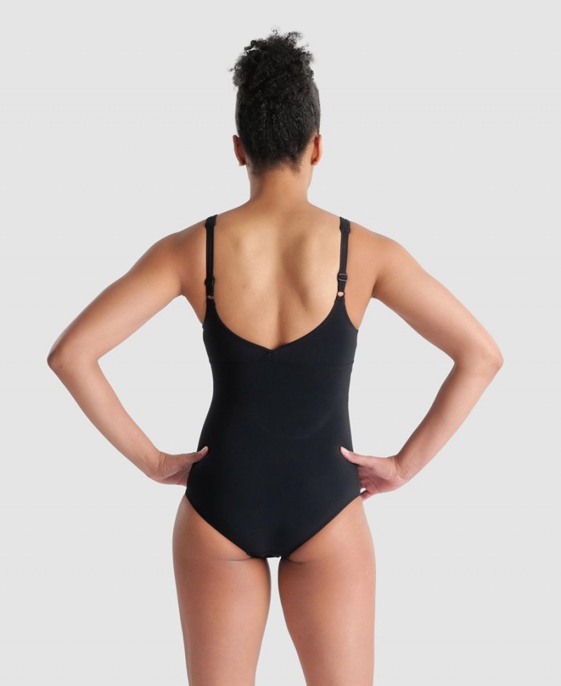 Noir Rouge Maillot de Bain Arena Jewel Wing Back - NSV-4165230