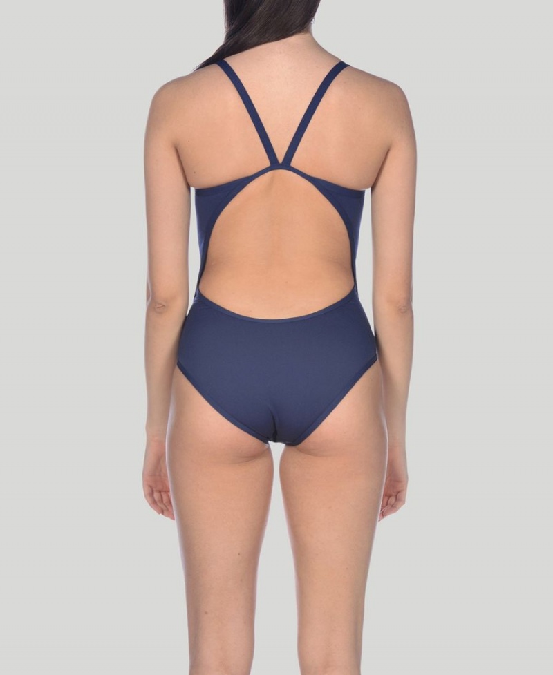 Bleu Marine Multicolore Maillot de Bain Arena Triangle Prism Superfly Back - NNM-9229971