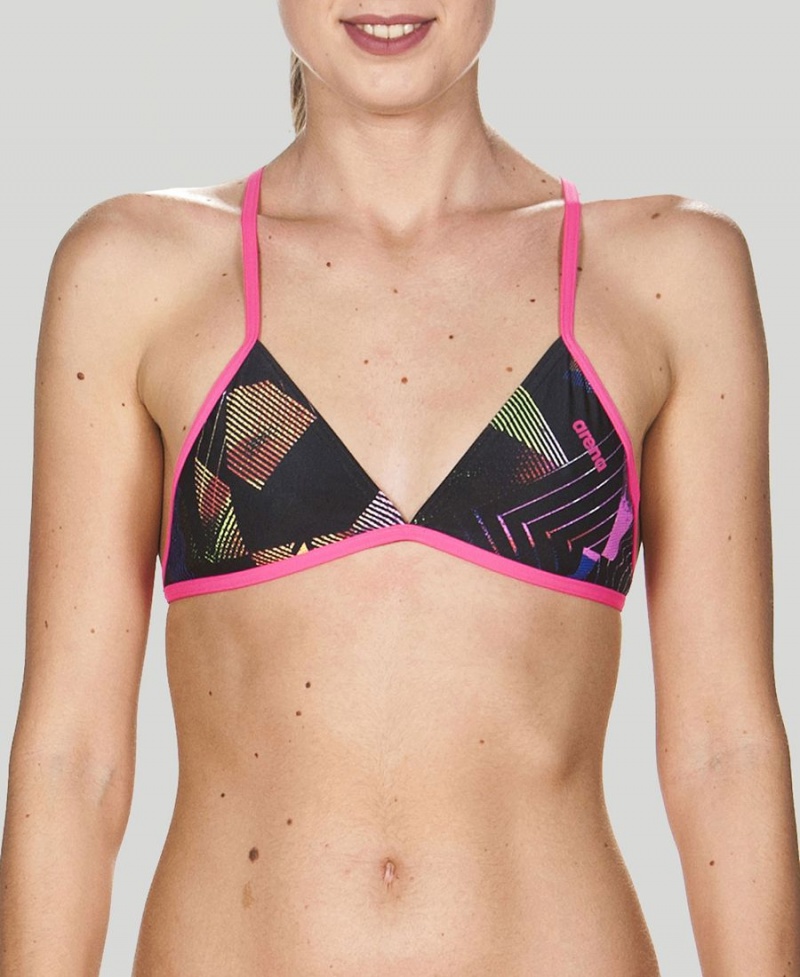 Rose Multicolore Haut de Bikini Arena Triangle Feel - JAJ-4250162