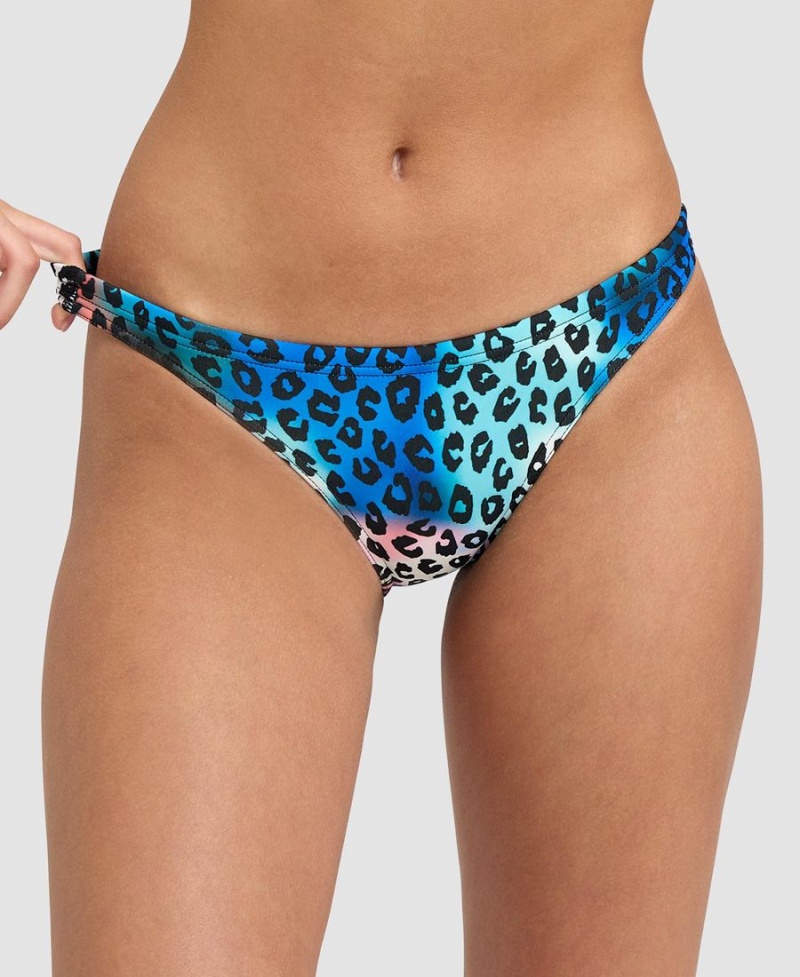 Bleu Multicolore Bas de Bikini Arena Real - OHE-1609200