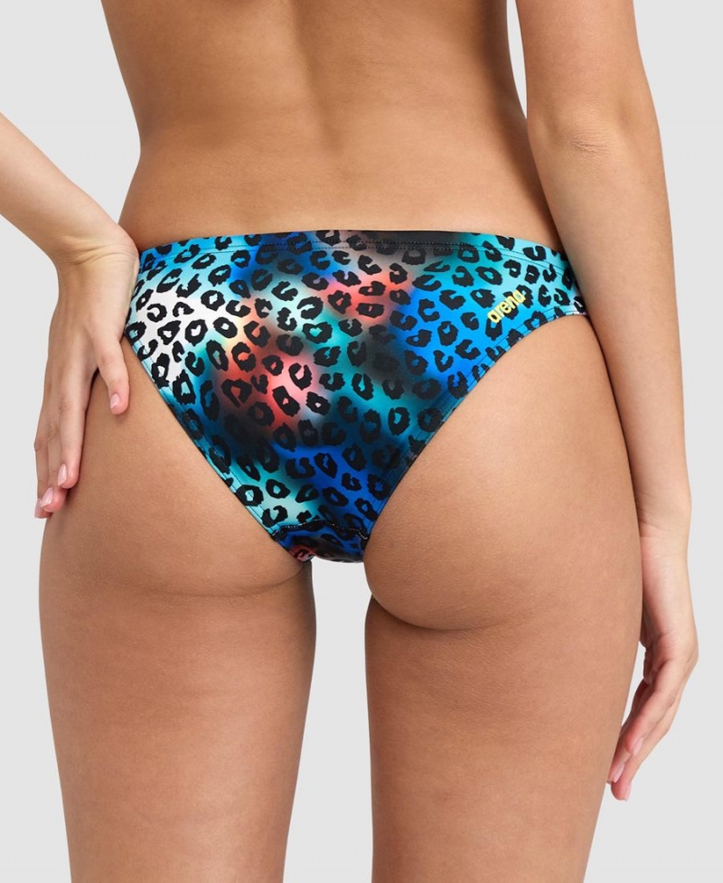 Bleu Multicolore Bas de Bikini Arena Real - OHE-1609200