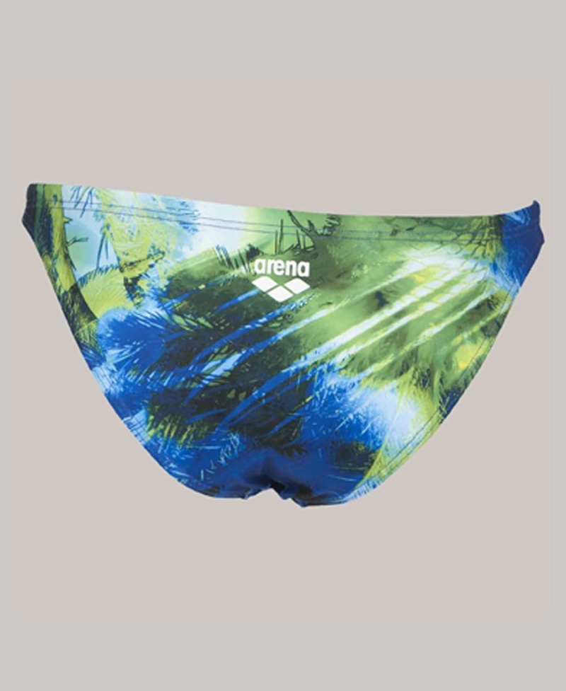 Bleu Multicolore Bas de Bikini Arena Palm - KVS-0359955