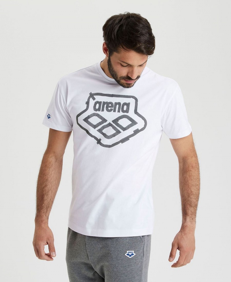 Blanche T-Shirt Arena Uni - UKS-7653221