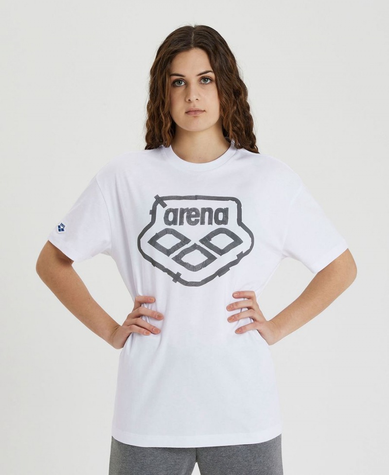 Blanche T-Shirt Arena Uni - UKS-7653221