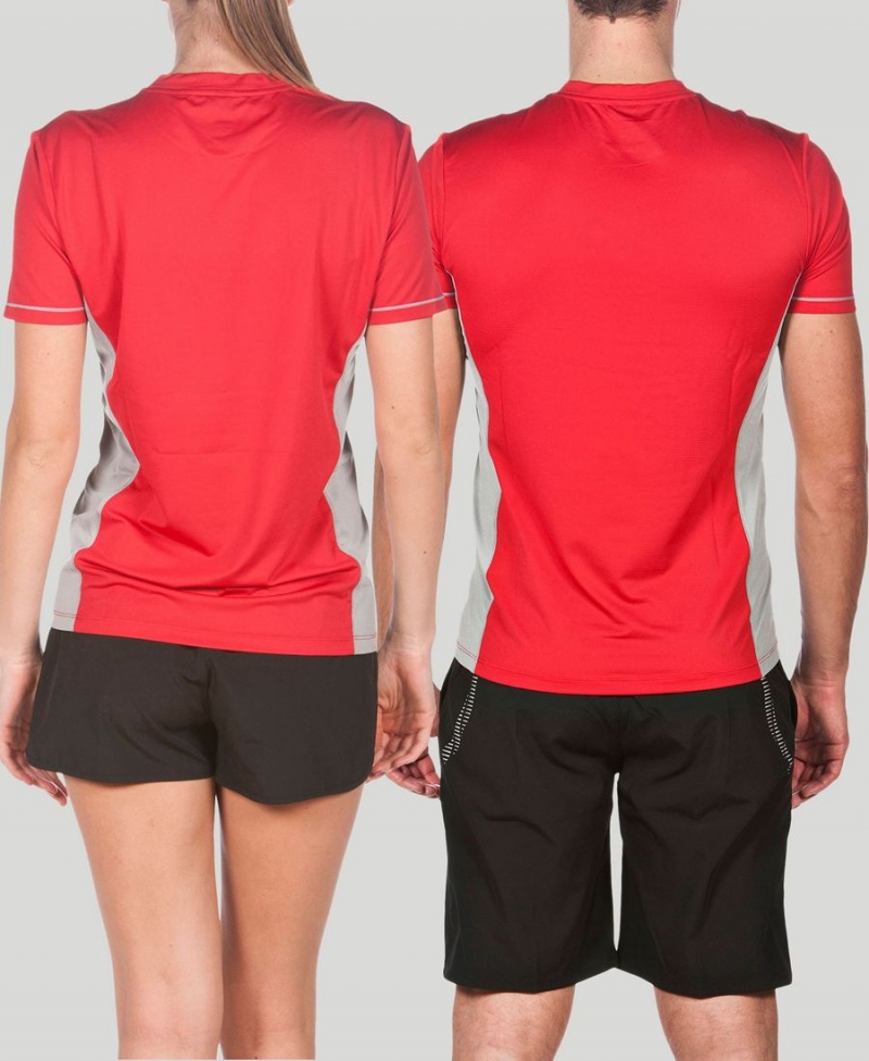 Rouge T-Shirt Arena Team Line Tech Corta Sleeve - KPC-1429434