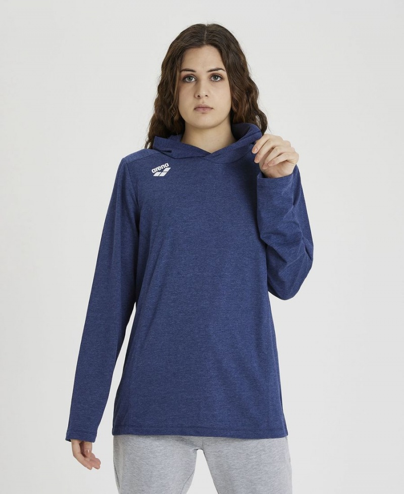 Bleu Marine T-Shirt Arena Team Encapuchonné Panel - XPS-9482134