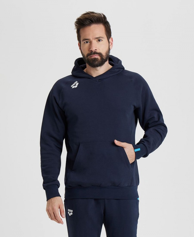 Bleu Marine Sweatshirt Arena Team Encapuchonné Panel - LHE-7428124