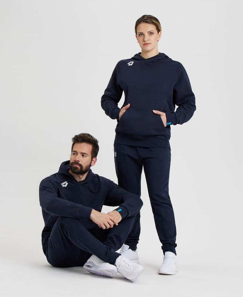 Bleu Marine Sweatshirt Arena Team Encapuchonné Panel - LHE-7428124