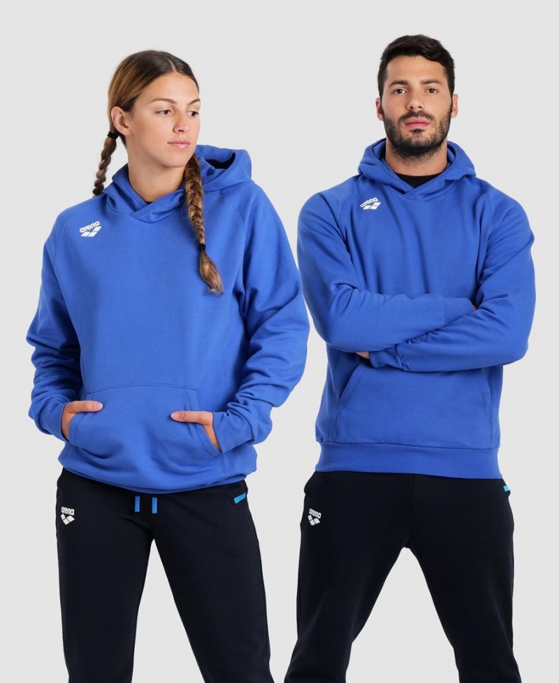 Bleu Sweatshirt Arena Team Encapuchonné Panel - JKR-0341664