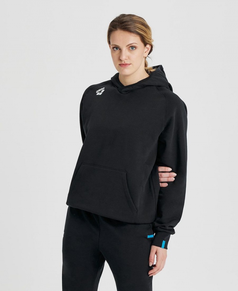 Noir Sweatshirt Arena Team Encapuchonné Panel - NFW-3432183