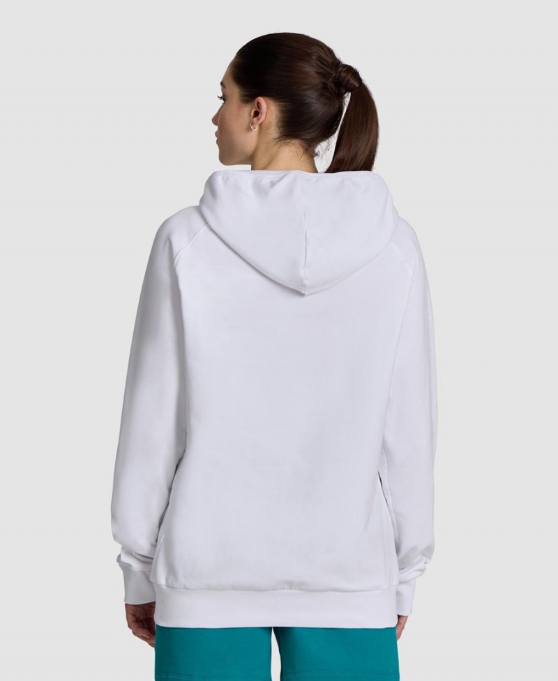 Blanche Sweatshirt Arena Planet D'eau Encapuchonné - IIK-7265171