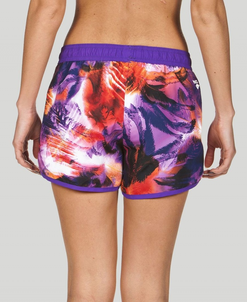 Violette Multicolore Short Arena Palms Sport - BDY-4813844