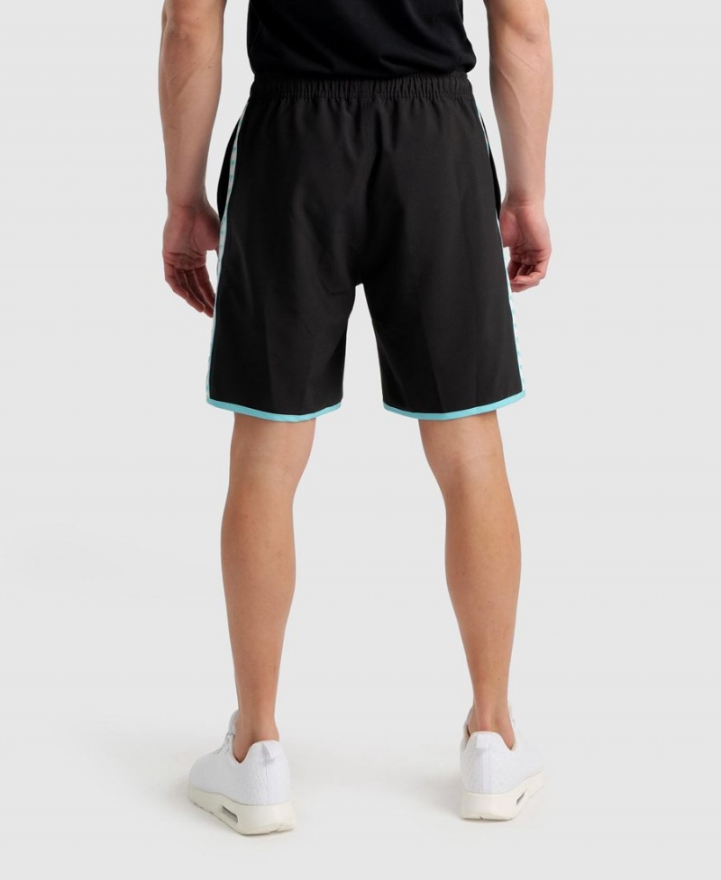 Noir Blanche Short Arena Icons Teamstripe Bermuda - RUY-0841545