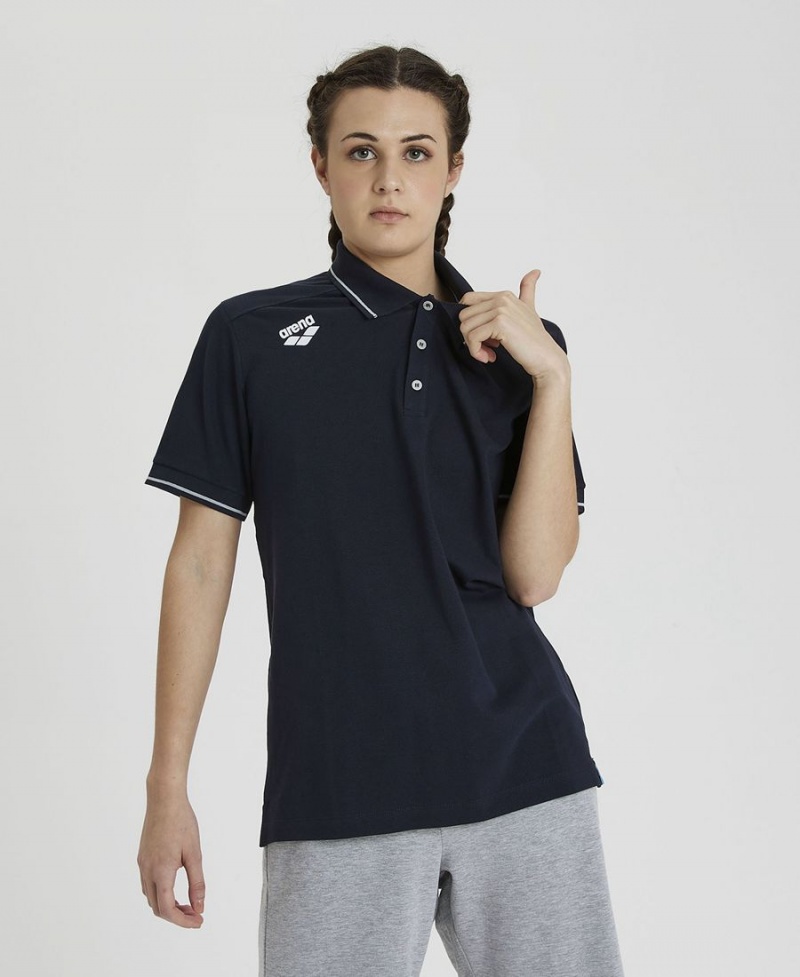 Bleu Marine Polo Arena Team Solid - ZSN-7441361