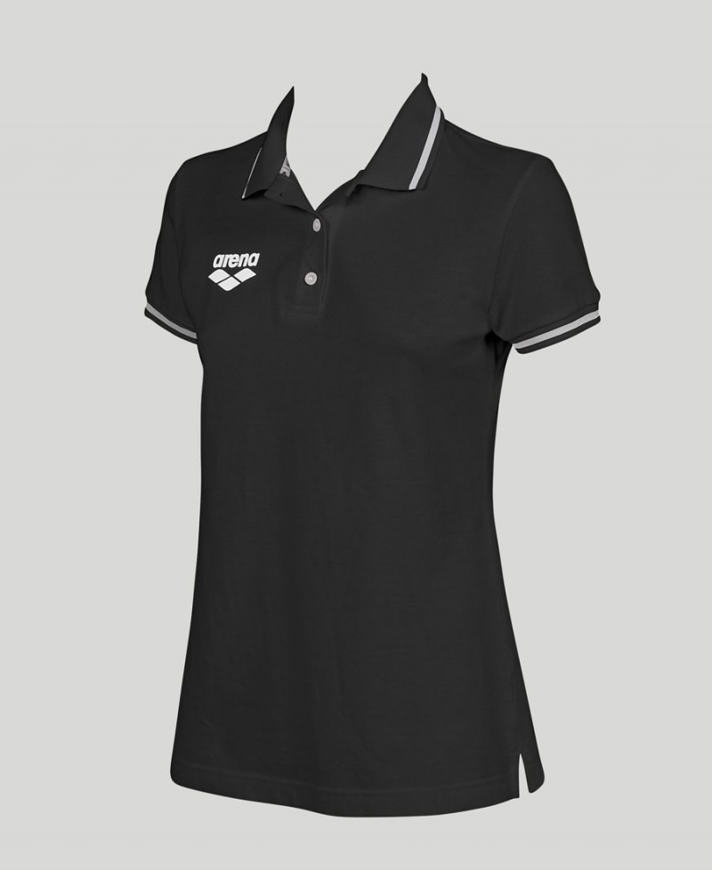 Noir Polo Arena Team Line Corta Sleeve - IXM-5293754