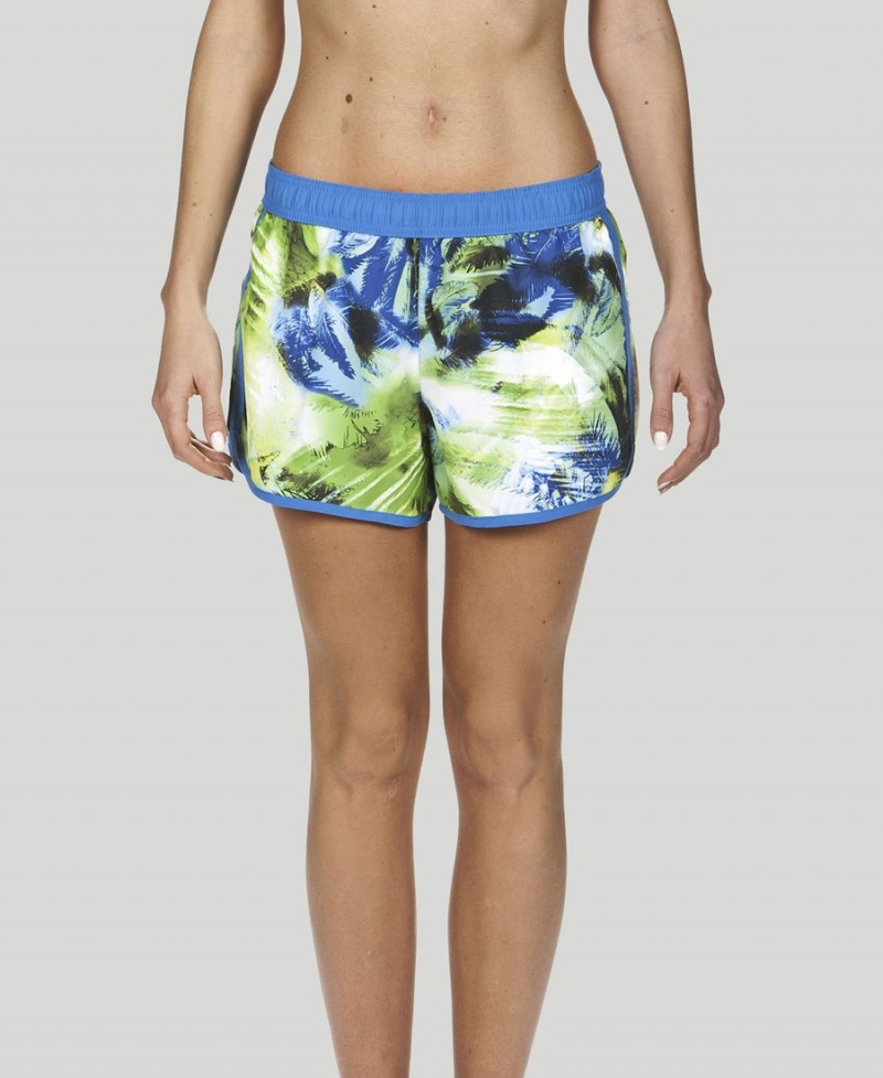 Bleu Multicolore Short Arena Palms Sport - DTS-2443514