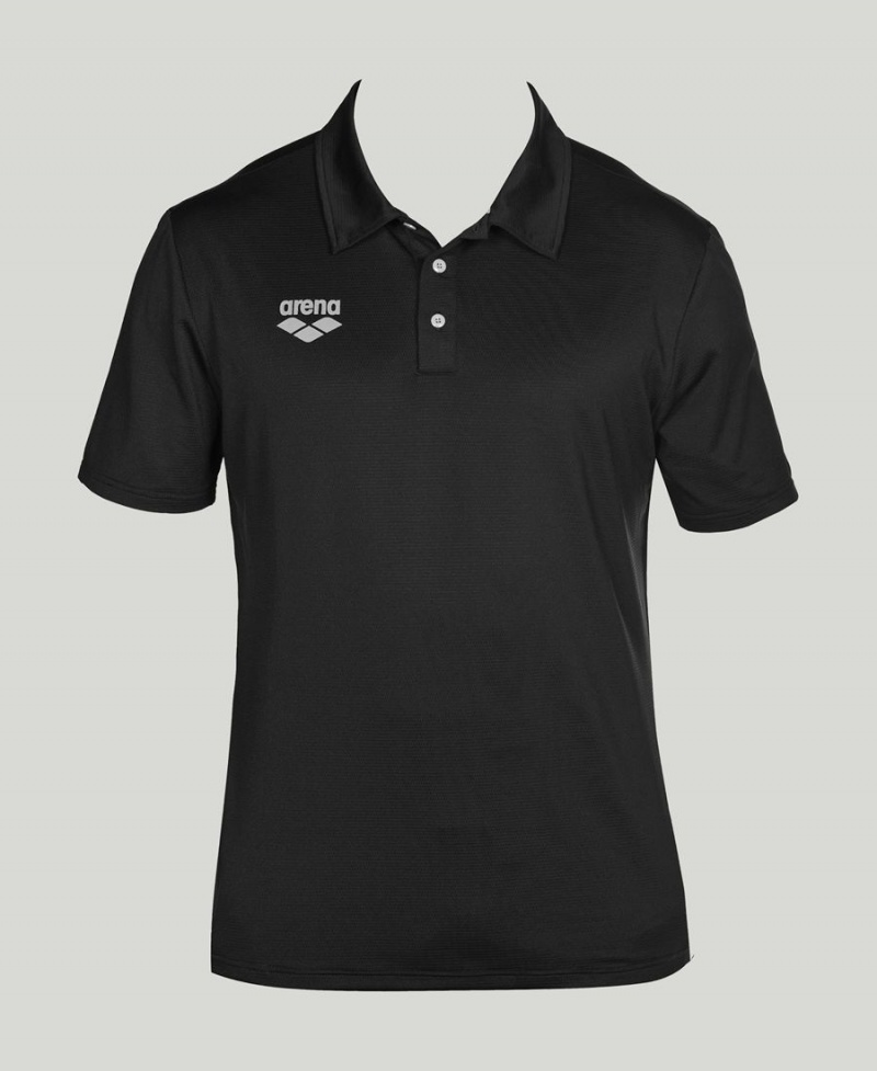 Noir Polo Arena Team Line Tech Corta Sleeve - LBQ-7660963