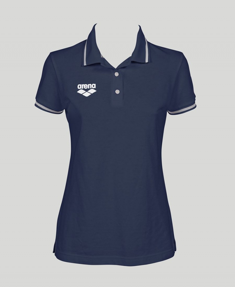 Bleu Marine Polo Arena Team Line Corta Sleeve - RDH-6044816