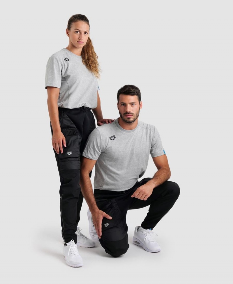 Noir Pantalon Arena Team Half-Matelassé - AIA-1572912