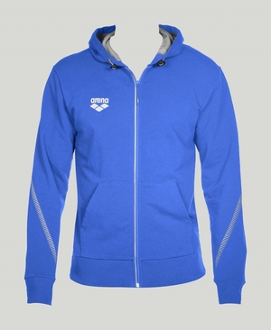 Bleu Veste Arena Team Line Encapuchonné - BAM-1862953