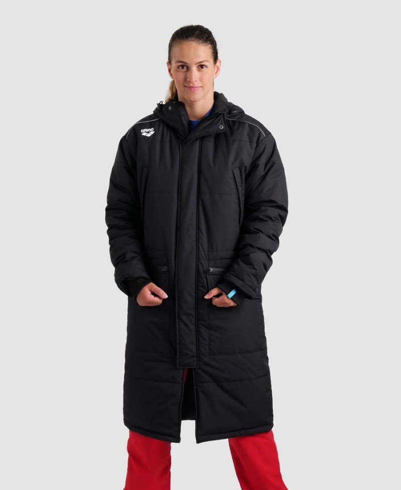 Noir Veste Arena Team Parka Solid - KQN-6380264