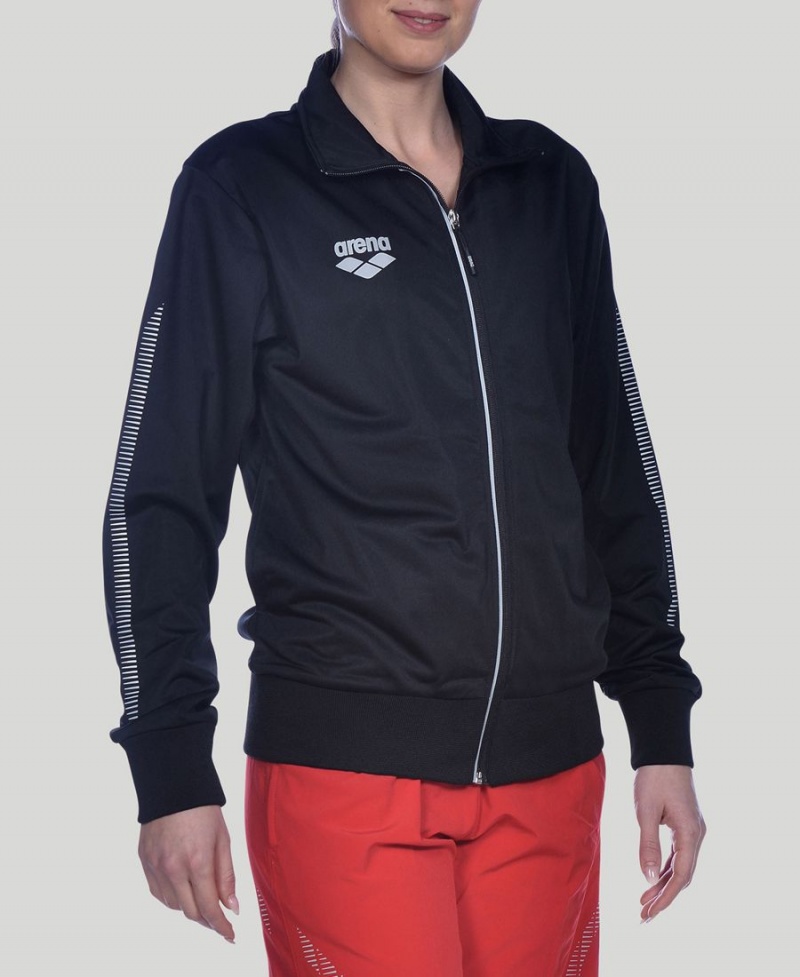 Noir Veste Arena Team Line Tricoté Poly - NFH-7195002