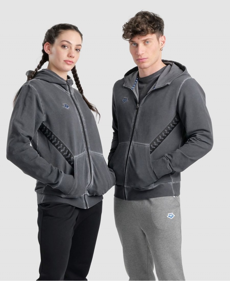 Grise Veste Arena Icons Encapuchonné - XRC-6141651