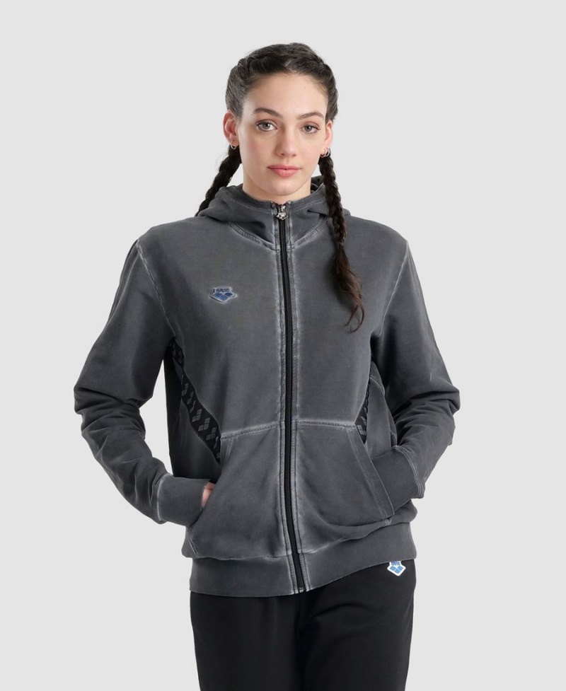 Grise Veste Arena Icons Encapuchonné - XRC-6141651