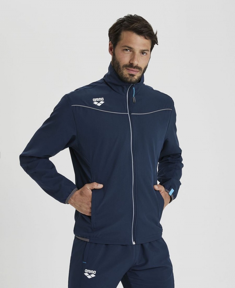 Bleu Marine Veste Arena Team Sports Panel - WUR-7308645