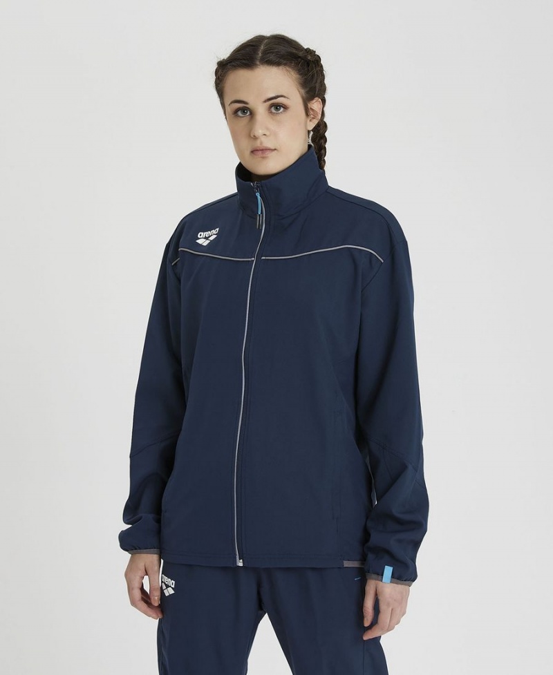 Bleu Marine Veste Arena Team Sports Panel - WUR-7308645