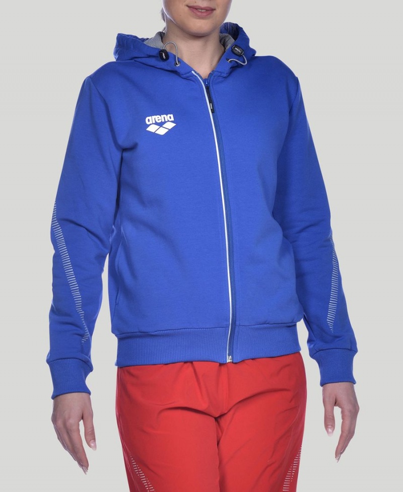 Bleu Veste Arena Team Line Encapuchonné - YCM-7088772