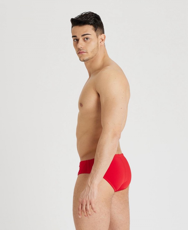 Rouge Slip de Bain Arena Team Solid D'eau Polo - WSA-0497940