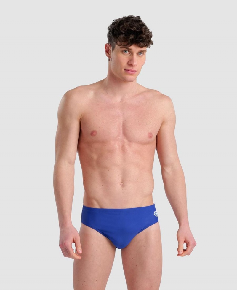 Bleu Slip de Bain Arena Icons Solid - JBD-4719052