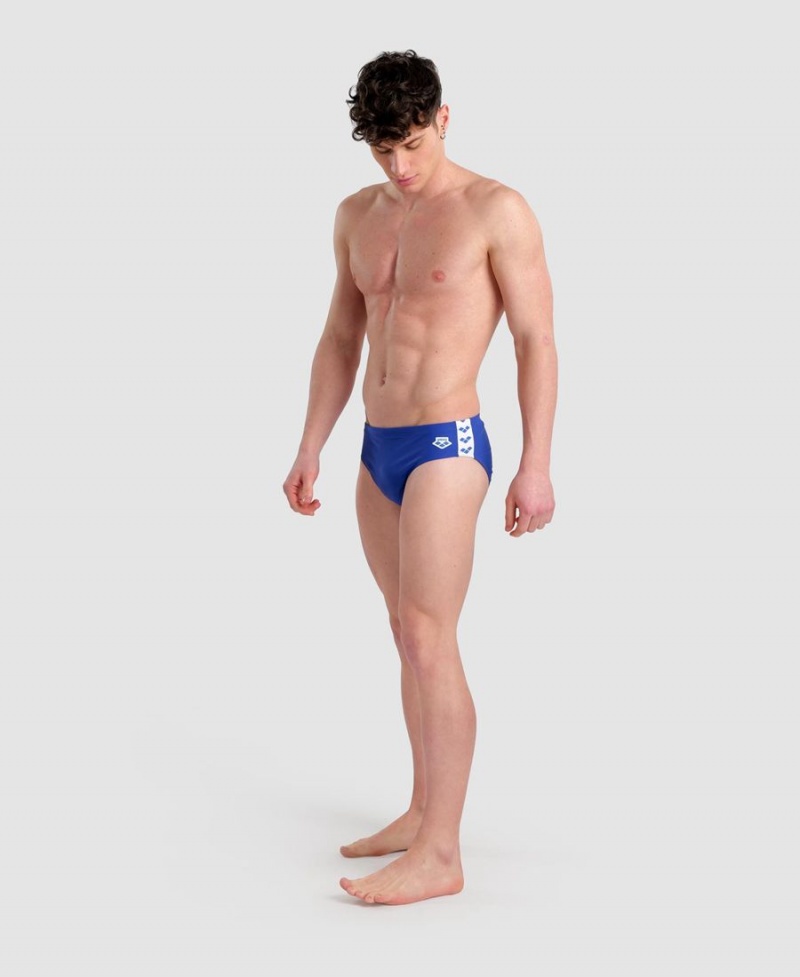 Bleu Slip de Bain Arena Icons Solid - JBD-4719052