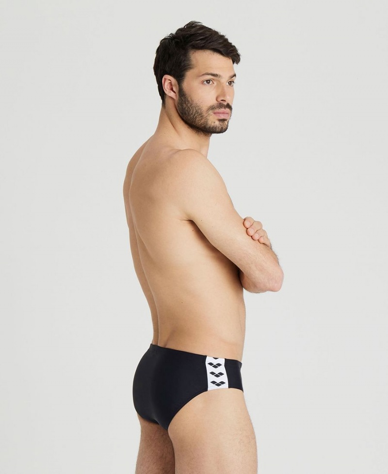 Noir Slip de Bain Arena Icons Solid - TWD-9697626