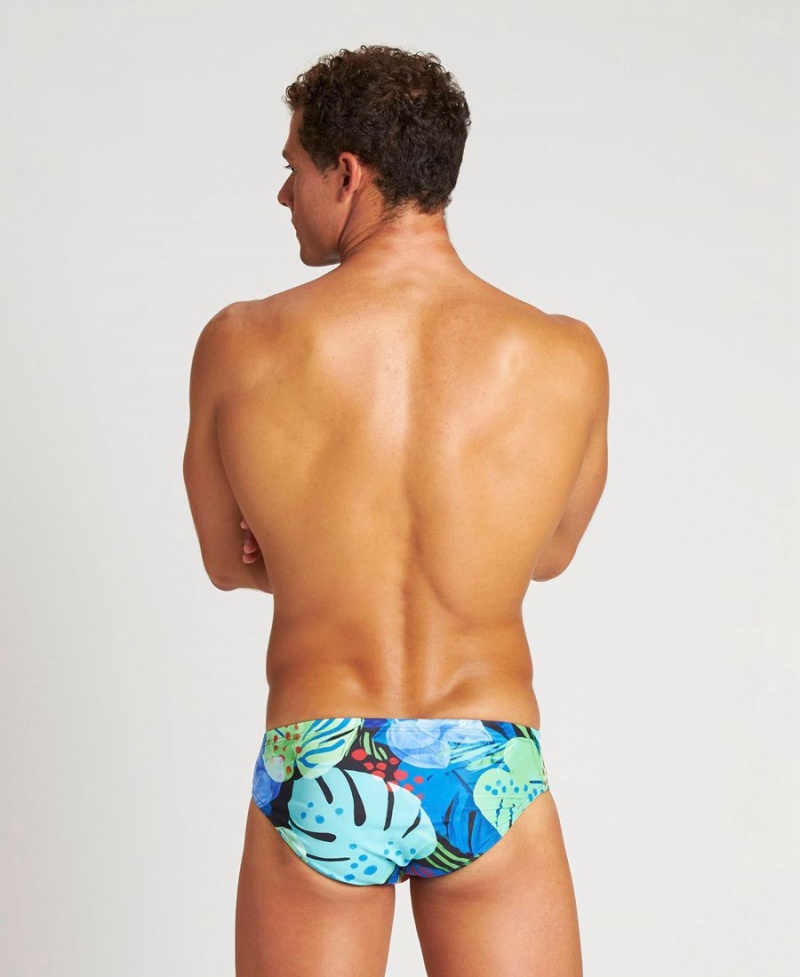 Noir Multicolore Slip de Bain Arena Tropics - UJW-4537576