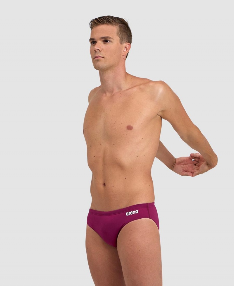 Bordeaux Blanche Slip de Bain Arena Team Solid - MTN-0023291