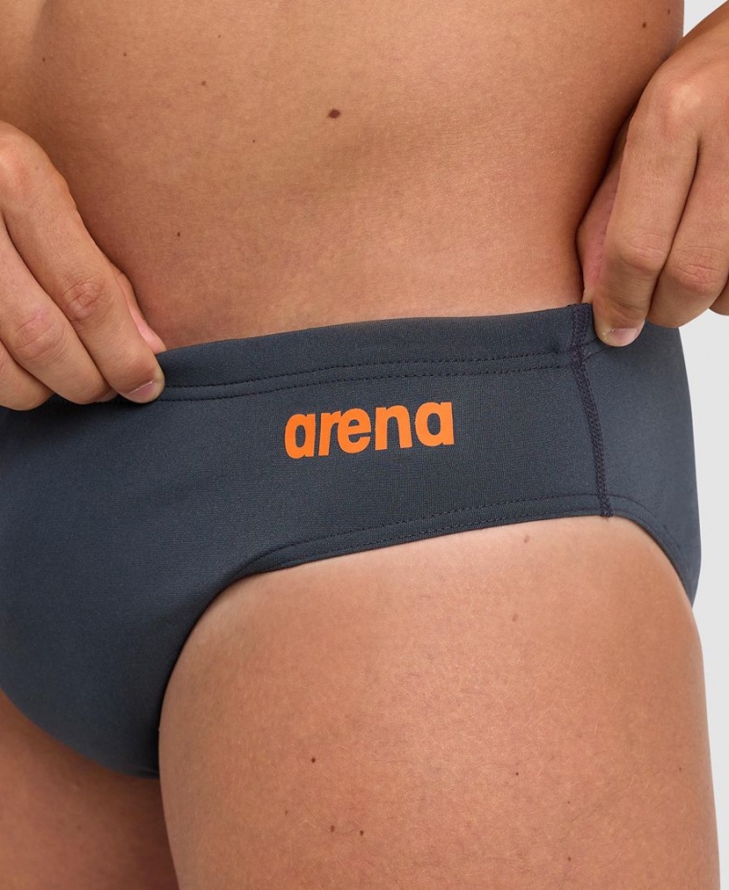 Grise Orange Slip de Bain Arena Team Solid - HZQ-5001824