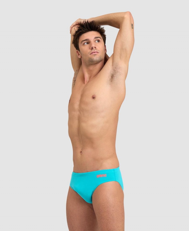 Turquoise Slip de Bain Arena Team Solid - AYM-4765495