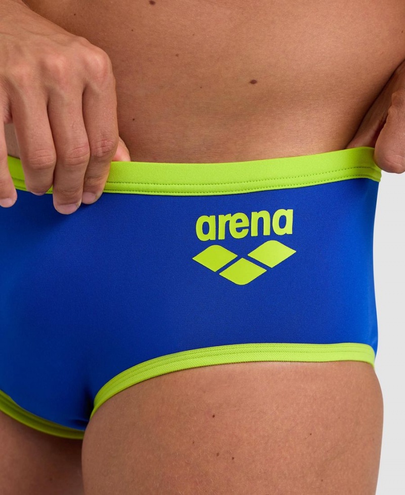 Bleu Vert Slip de Bain Arena One Big Logo - YRC-8223488