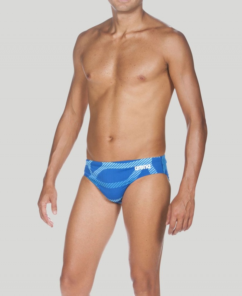 Bleu Slip de Bain Arena Spider - OYJ-1609213